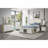 Dresser With Striped Panels & Minimalist Handles-842545960