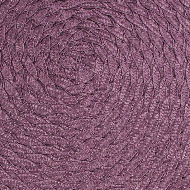 Napperon tissé rond 15 po Daisy, Mauve