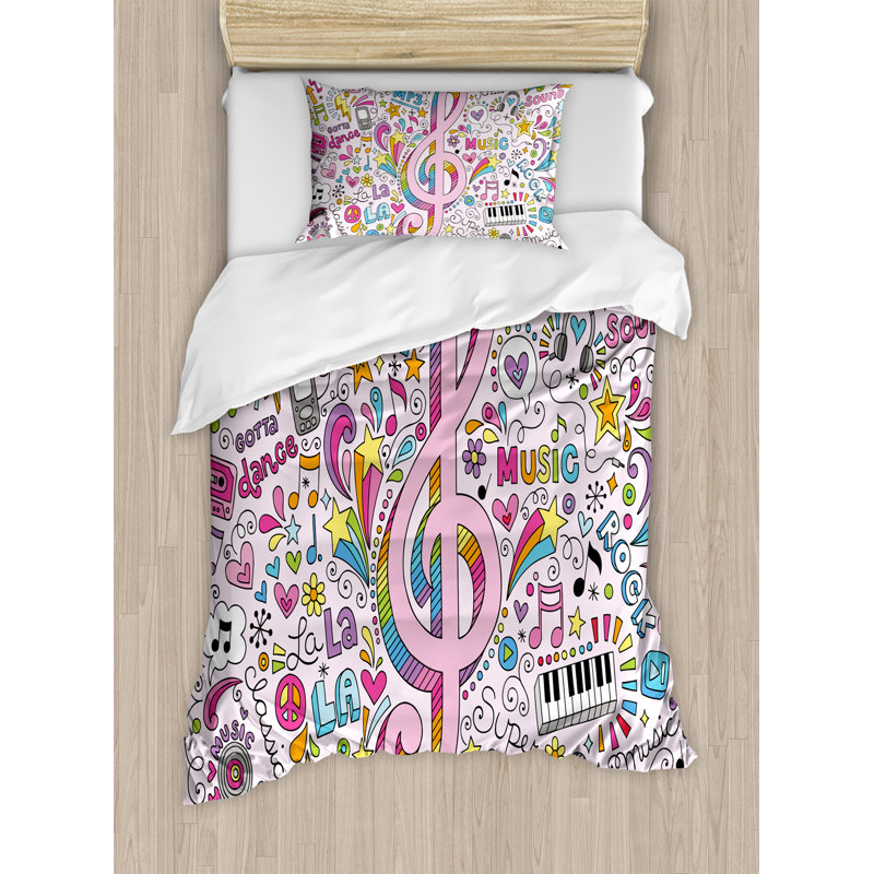 Ensemble de housse de couette 70s Party Decorations, Simple