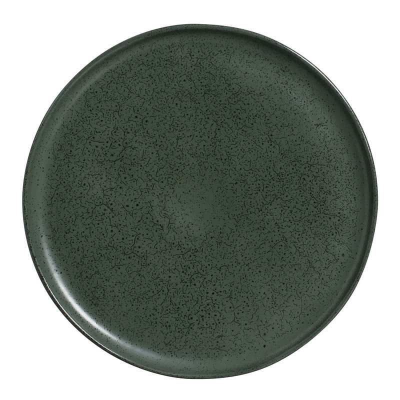 Assiette plate en grès 11,42 po Greenery Commercial