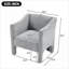 Fauteuil d'appoint rembourré Chenille