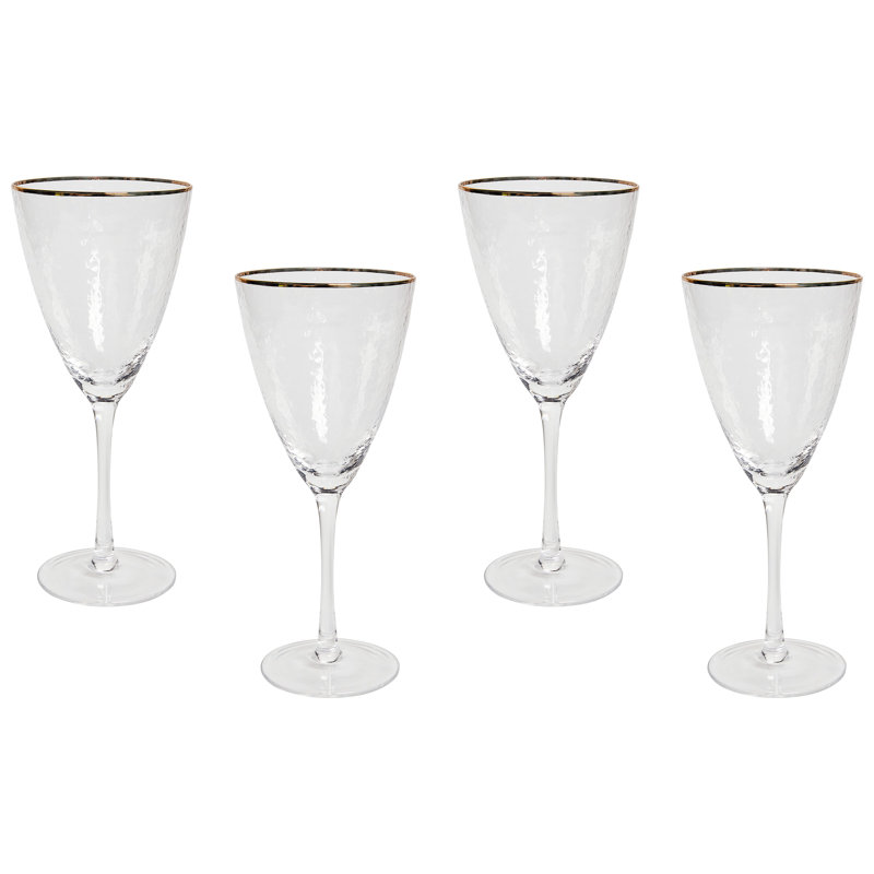 Algaba 380ml Handmade Red Wine Glass Set