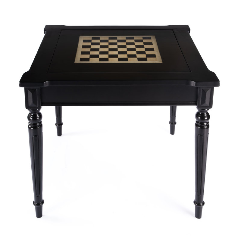 Vincent Multi-Game Card Table, Black