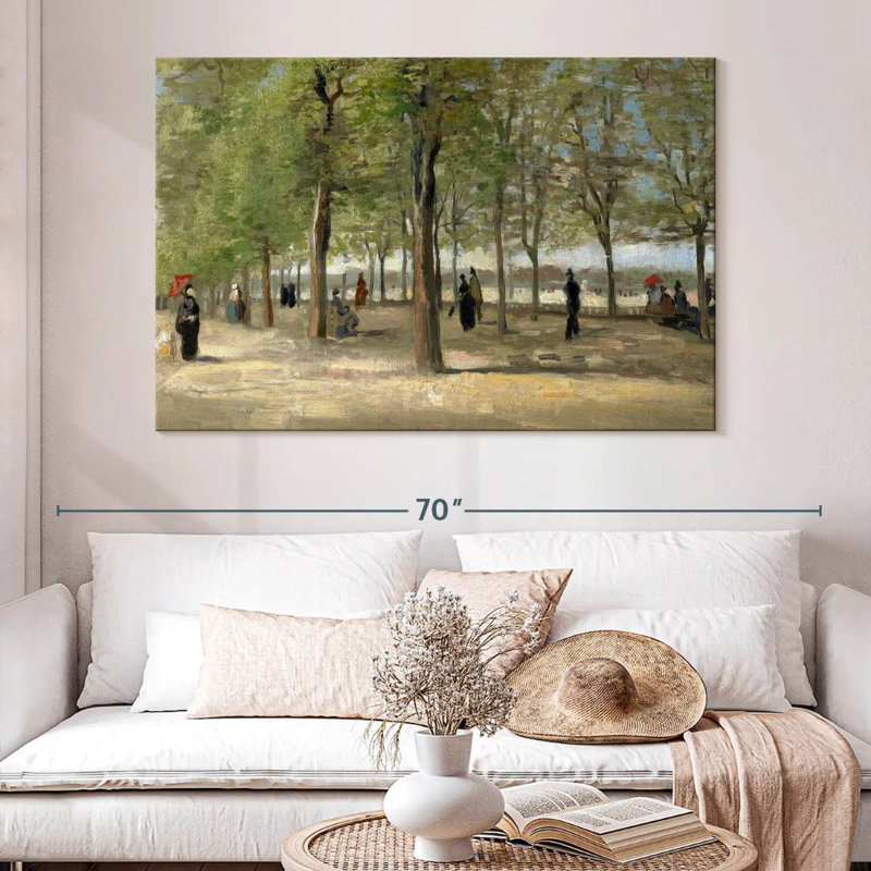 Terrasse Sireci dans les jardins du Luxembourg, H 34 po x l 51 po