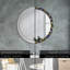 Huldar Glass Flat Wall Mirror