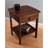 22 X 18 X 18-Inch Wood Curved End Table/Night Stand With One Drawer, Brown