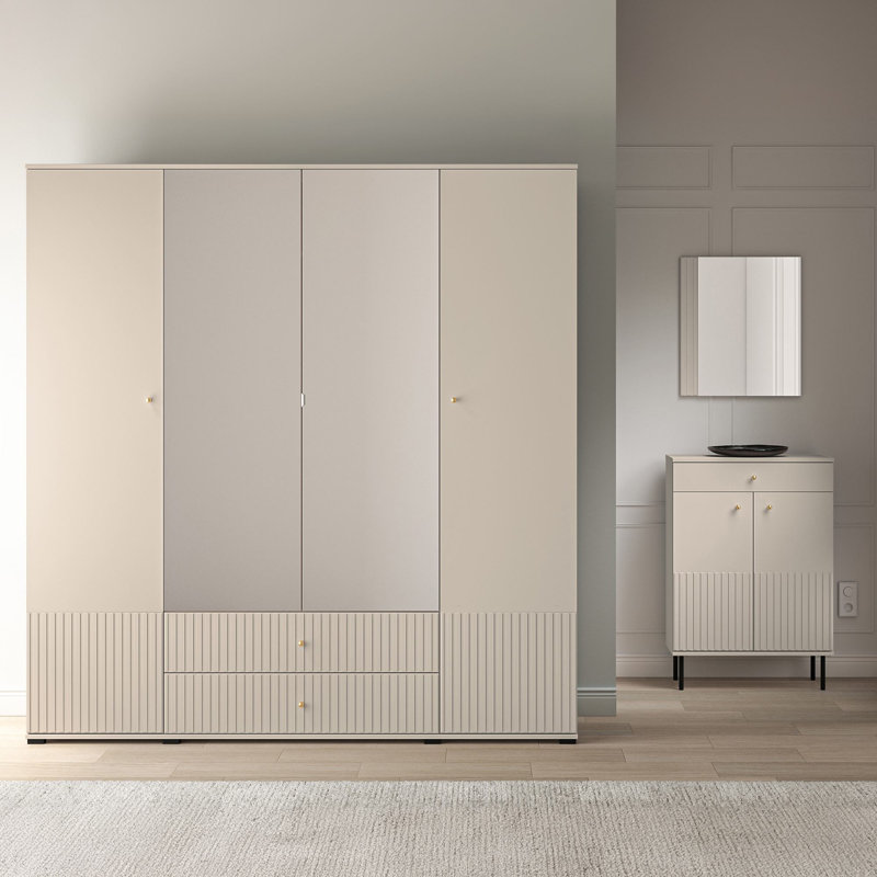 DROMA Manufactured Wood Wardrobe