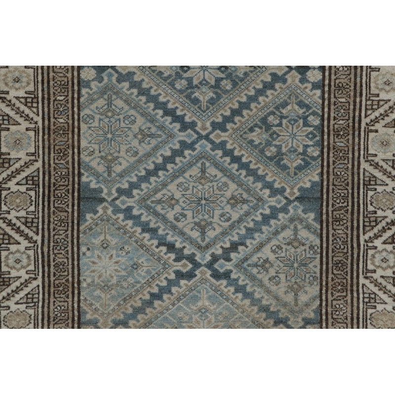 Antique One-of-a-Kind 3'3" X 4'4" Hand Knotted Area Rug