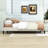 Linen Upholstered L-Shaped Daybed with Semi-Enclosed Design-1002139318-1002139274
