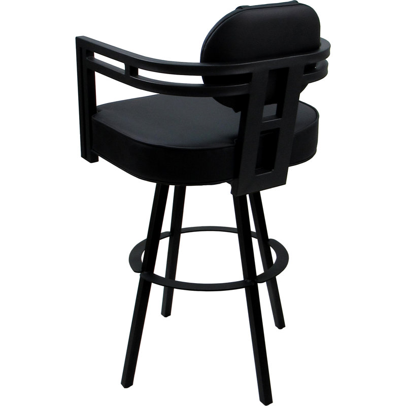 Black Vinyl - Black - 30" Seat, Black, Black/Vinyl