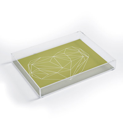 Plateau de meuble-lavabo en acrylique graphique mareike boehmer