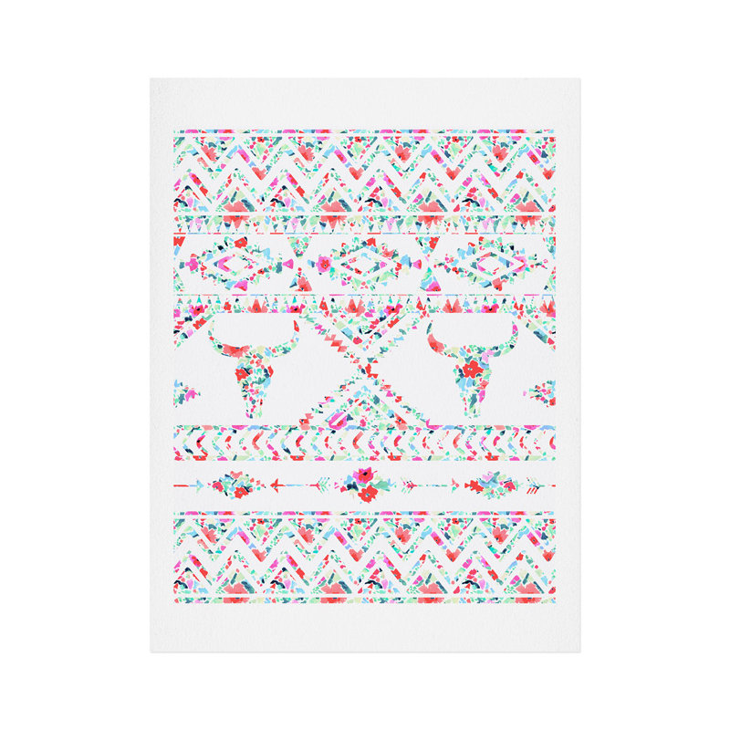 « sud-ouest boho floral », impression, H 10 po x l 8 po x P 1 po