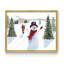 «Santa's Snowmen Collection A», reproduction encadrée - Restickable