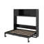 Grand lit escamotable avec armoires de rangement-1869629254