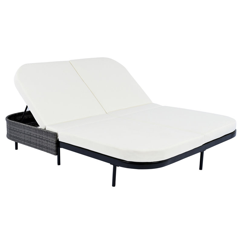 TREXM Outdoor Daybed, Black