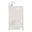 Meuble-lavabo simple de 61 po en blanc avec plateau en quartz blanc pur 1,5 po Moille et lavabo rectangulaire-55190541-5594305