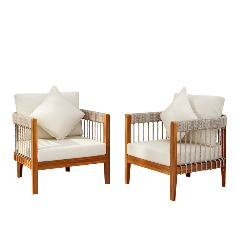 Chaise d'appoint rembourrée, Beige