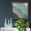 «Made Blue Waves III» - Toile encadrée de qualité supérieure - prête à être accrochée-192655158-192655159