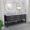 72" Double Bathroom Vanity Set