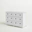 Commode double l 6 tiroirs Ernie
