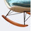 Chaise berçante Light Luxury Creative