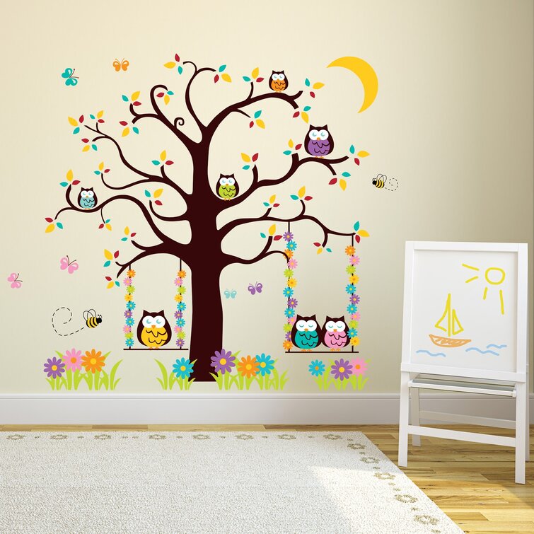 Dry Erase Owl Wall Decal