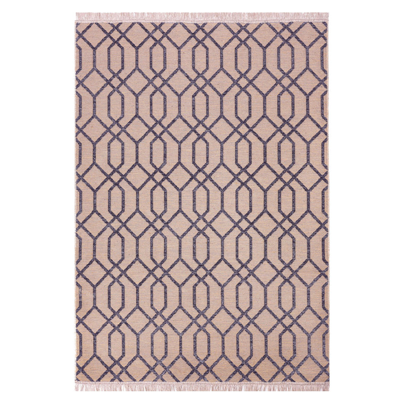 Redwan Rectangle Geometric Chenille Indoor / Outdoor Area Rug, Rectangle 200 x 290cm