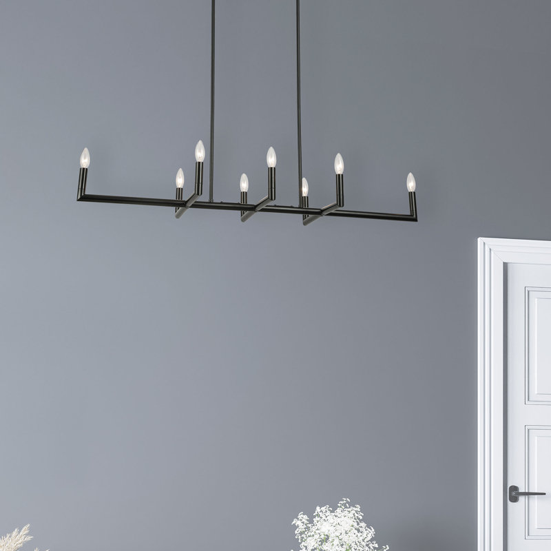 Lustre horizontal 8 lumières Nora