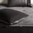 Grey King Comforter - 7 Piece Faux Suede Bedding Ensemble