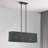 Arsdale 3 Light Black Medium Linear Chandelier