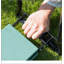 Tabouret de jardin pliable rembourré Outsunny