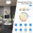 Nevills Double Rings Dimmable LED Flush Mount Ceiling Light, for Kitchen,Hallway,Bedroom-1556858162
