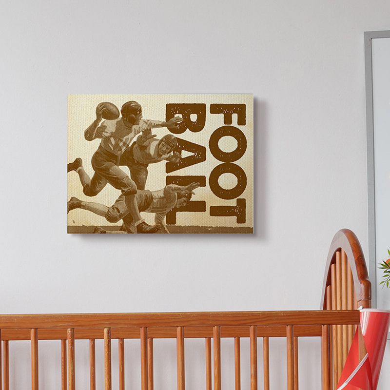 Rosenkranz, art de football neutre, Toile tendue, H 16 po x l 20 po