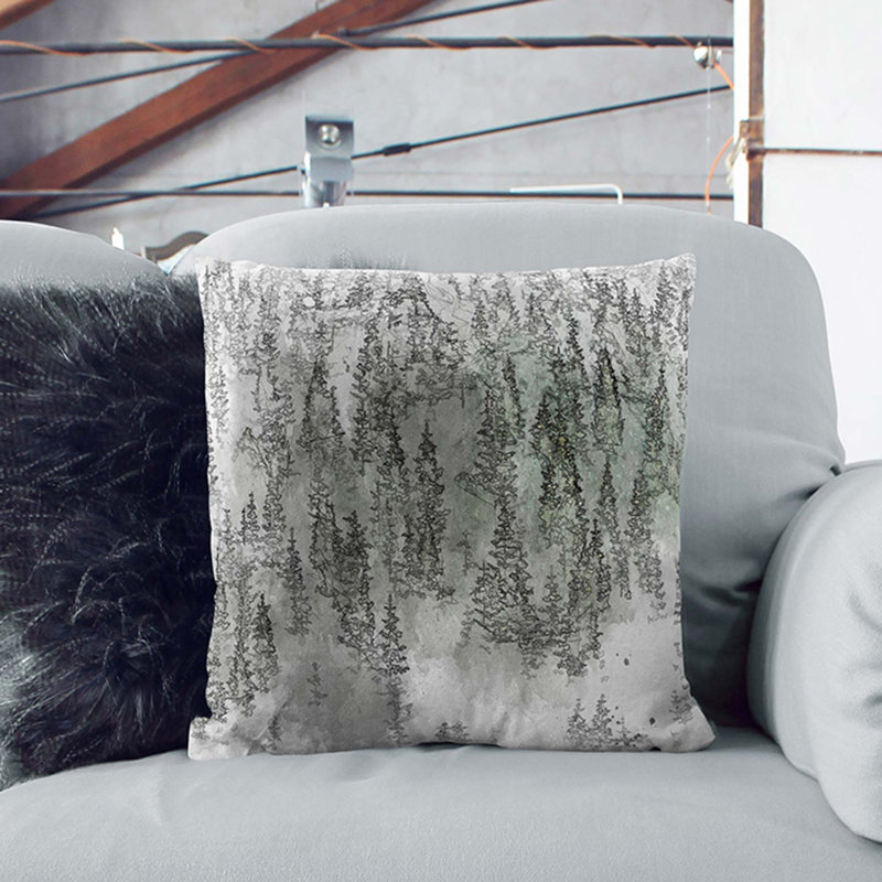 Square Throw Cushion, White, 55cm H x 55cm W x 20cm D