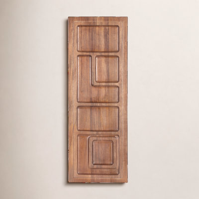 Tala Solid Wood Panel Wall Art Plaque