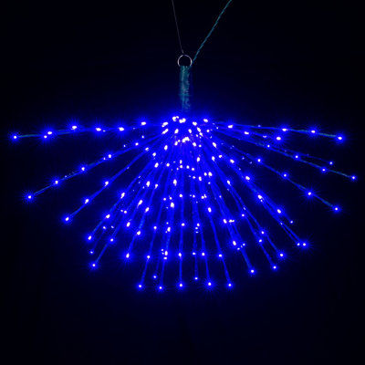 The Holiday Aisle® 240Lt X 32"" Green Starburst Blue 5Mm LED Wide Angle Lights With 6'' Lead Wire And 24Volt Cul Power Adapter Plug, Indoor/Outdoor Use -  45301884622648F1806F9E80675317AF