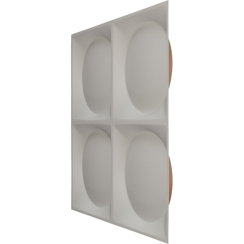 Panneau mural décoratif Adonis EnduraWall en cuivre vieilli l 19 5/8 po x H 19 5/8 po (couvre 2,67 pieds carrés)