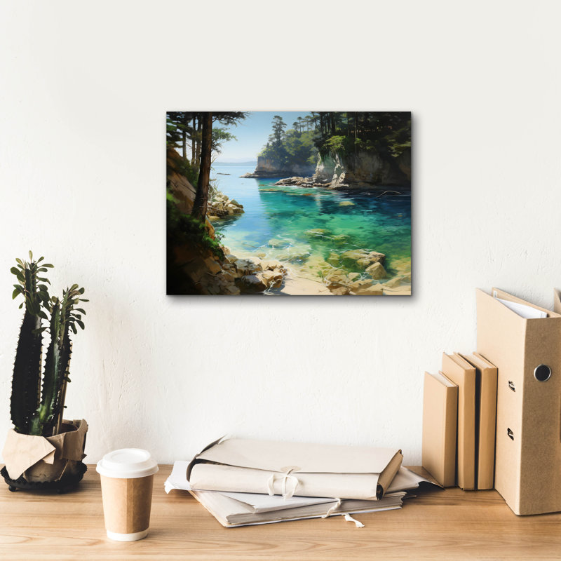 «Epic Graffiti», eau claire par r3darch0n, art mural sur toile, H 12 po x l 16 po x P 0,75 po