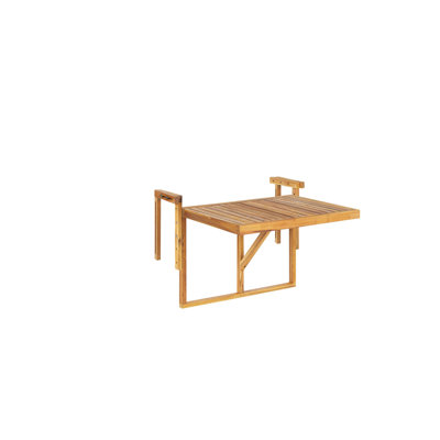 Freelandville Rectangular Acacia Folding Outdoor Balcony Table , 69cm cm W 69cm cm D