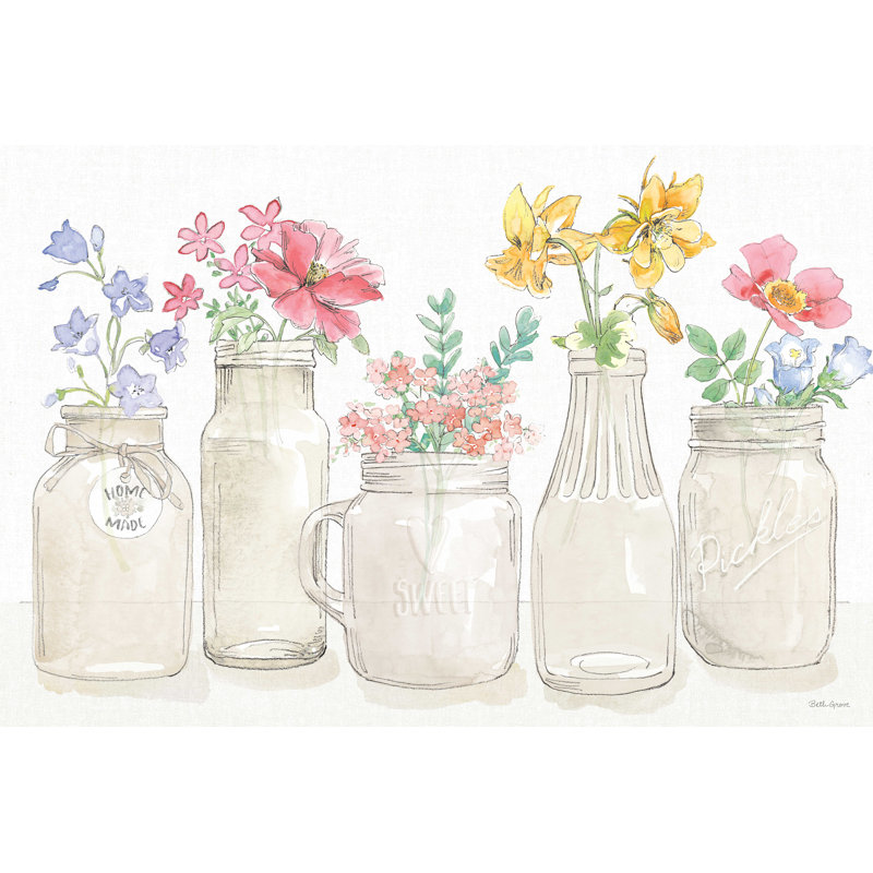 Peaceful Petals I, Toile tendue, Non, H 32 po x l 48 po x P 1,25 po