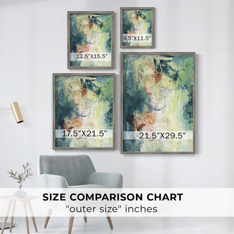 Nature's Elements I Framed Print - Solid Wood, 30" H x 24" W