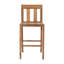 Ensemble de bar en bois massif avec tabourets Starlita-893854202