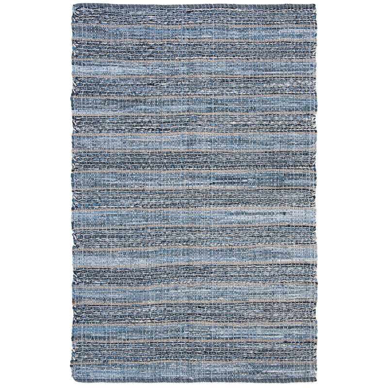 Montauk Hand Woven Performance Striped Rug, Rectangle 3' x 5'