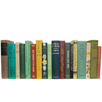Decorative Books  Vintage Gardening Books  Books By The Foot