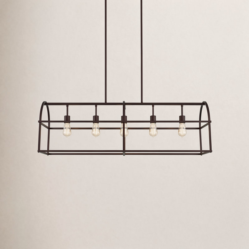 5 - Light Kitchen Island Pendant, Bronze