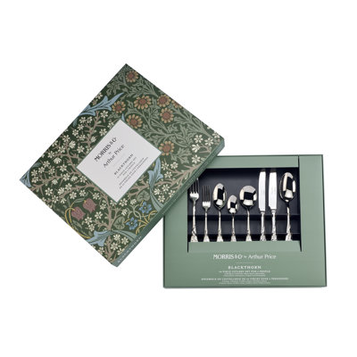Morris & Co. By Arthur Price Blackthorn 44 Piece Cutlery Set