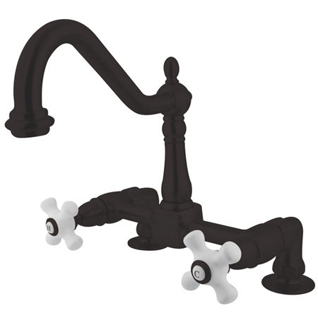 Heritage Bridge Faucet, Oil Rubbed Bronze