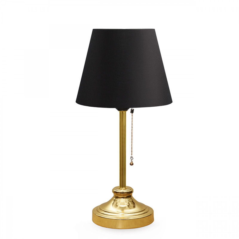 Lampe de table en métal, Noir