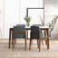 Chaise d'appoint rembourrée en bois massif Halladay-1724291166