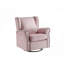 Fauteuil coulissant en tissu avec pivot